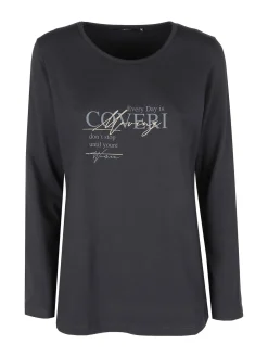 Coveri Moving Maglia girocollo da donna con stampa scritta