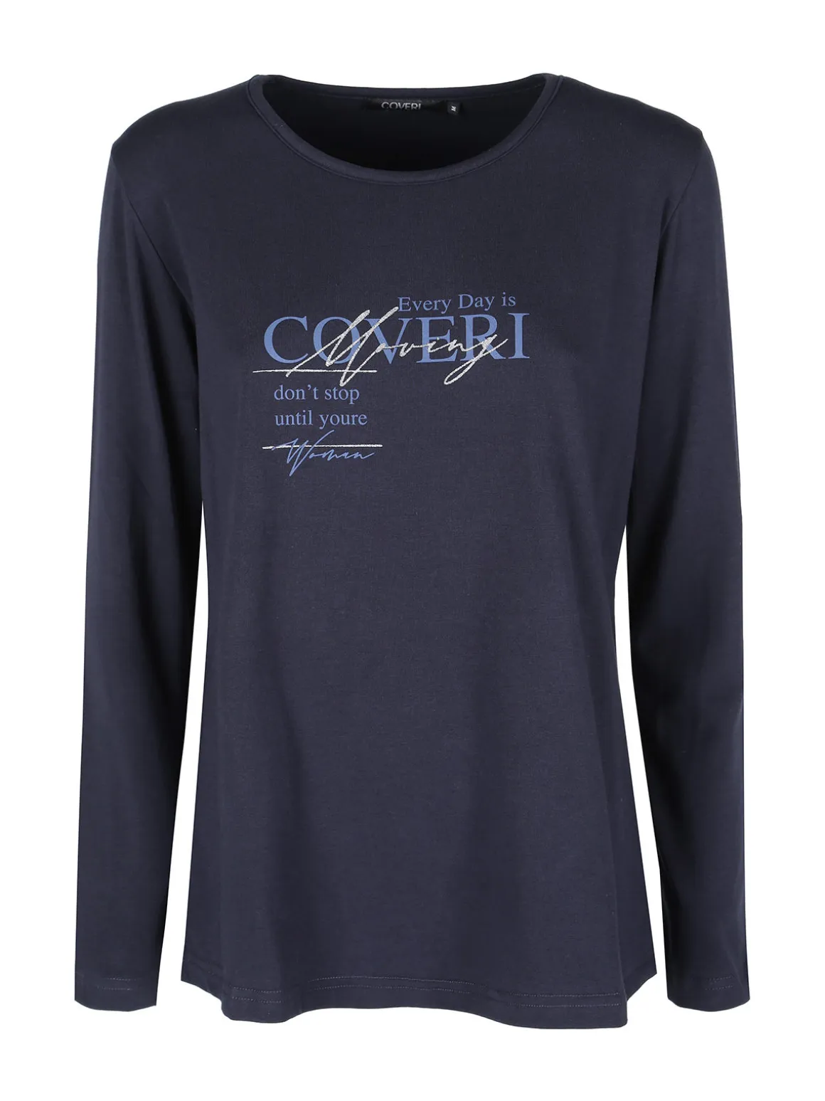 Coveri Moving Maglia girocollo da donna con stampa scritta