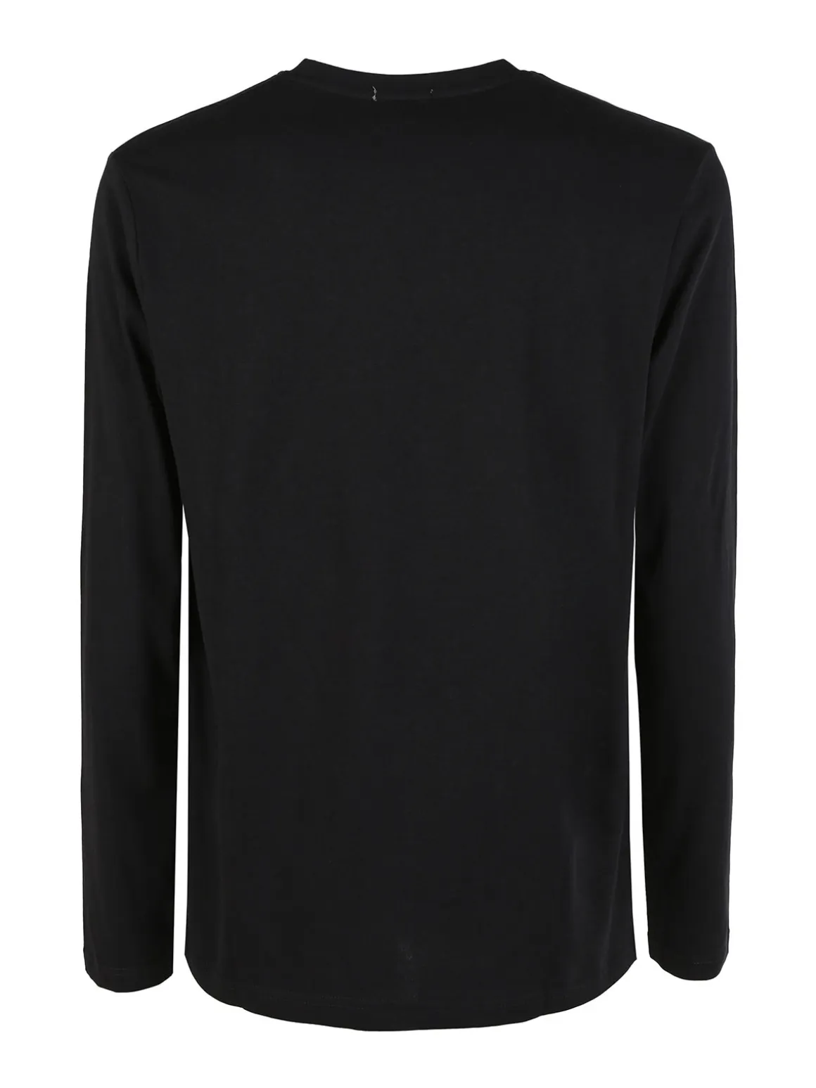 Coveri Moving Maglia girocollo da uomo in cotone a maniche lunghe - nero
