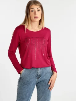 Coveri Moving Maxi maglia da donna con strass