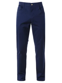 Coveri Moving Pantaloni casual da uomo in cotone - bluette