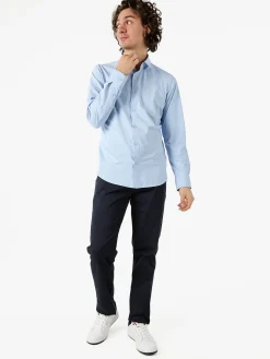 Coveri Moving Pantaloni casual da uomo in cotone - blu scuro