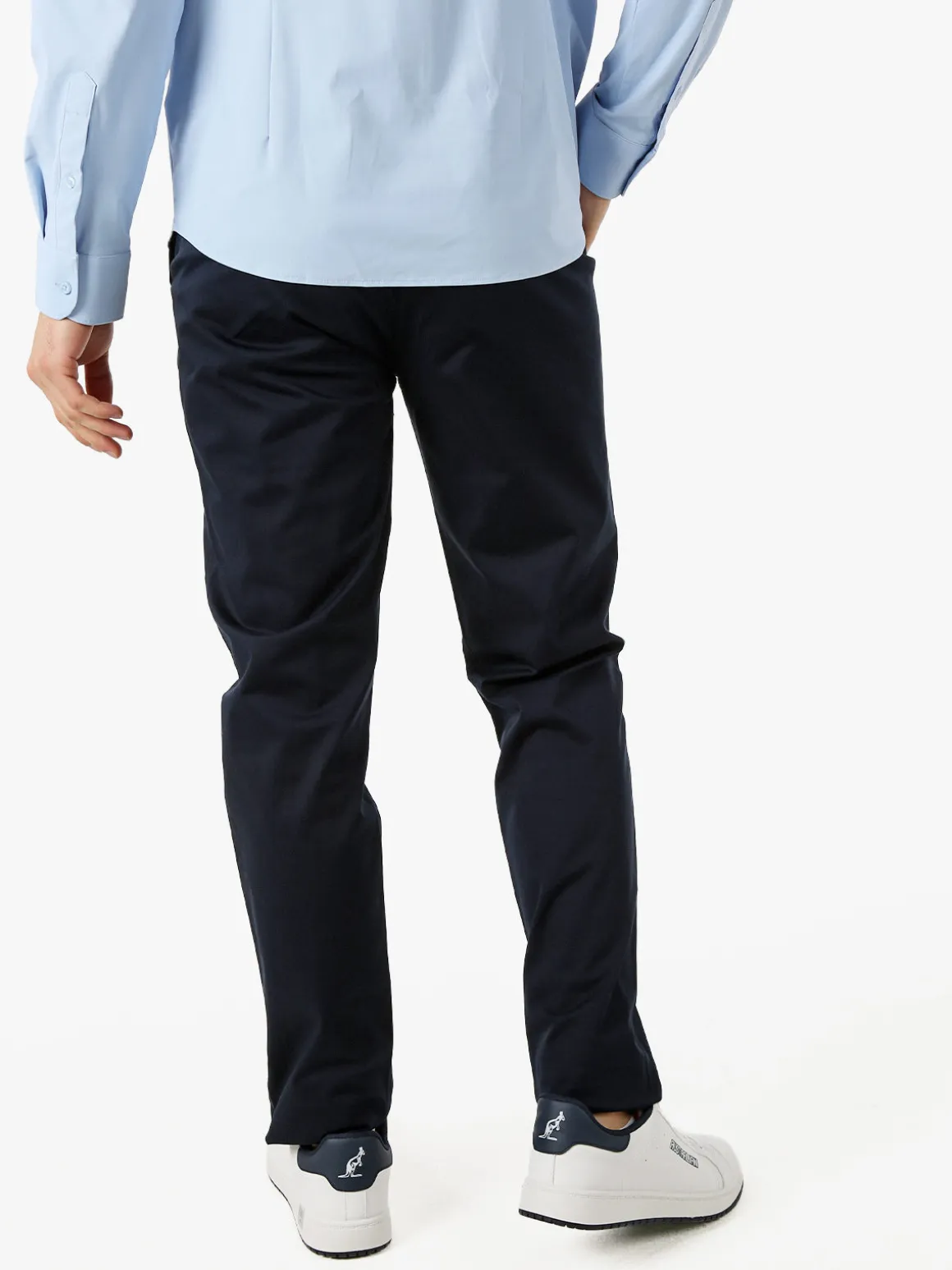 Coveri Moving Pantaloni casual da uomo in cotone - blu scuro