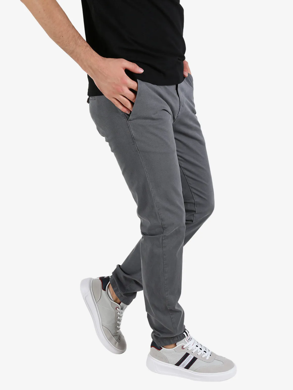 Coveri Moving Pantaloni casual da uomo texturizzati