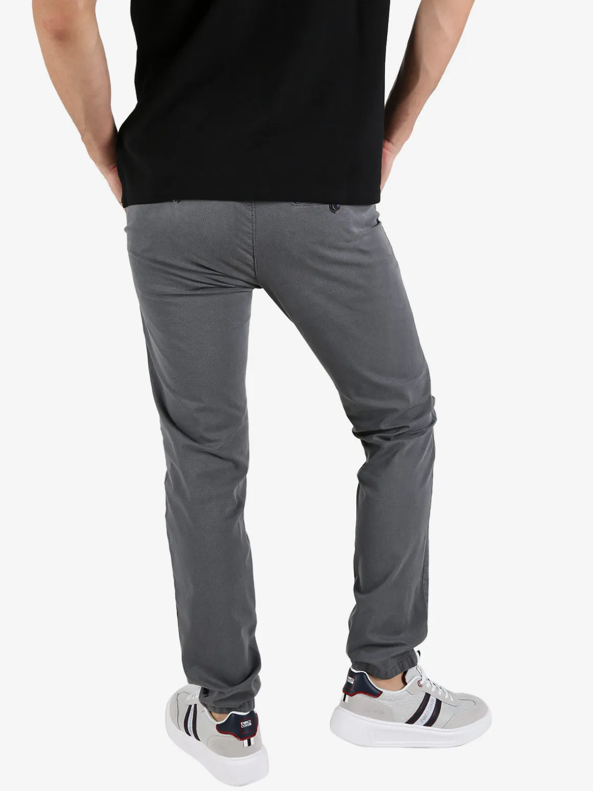 Coveri Moving Pantaloni casual da uomo texturizzati