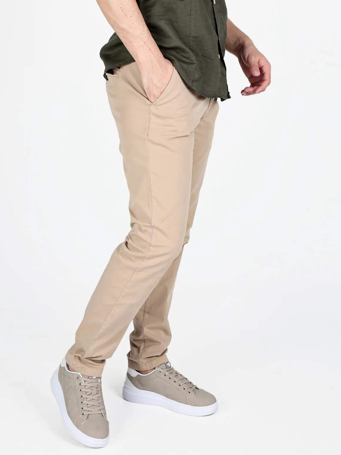 Coveri Moving Pantaloni da uomo in cotone a vita bassa