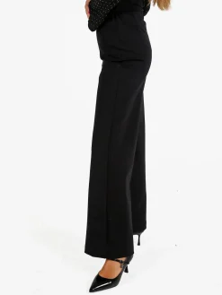 Coveri Moving Pantaloni donna a gamba larga - nero