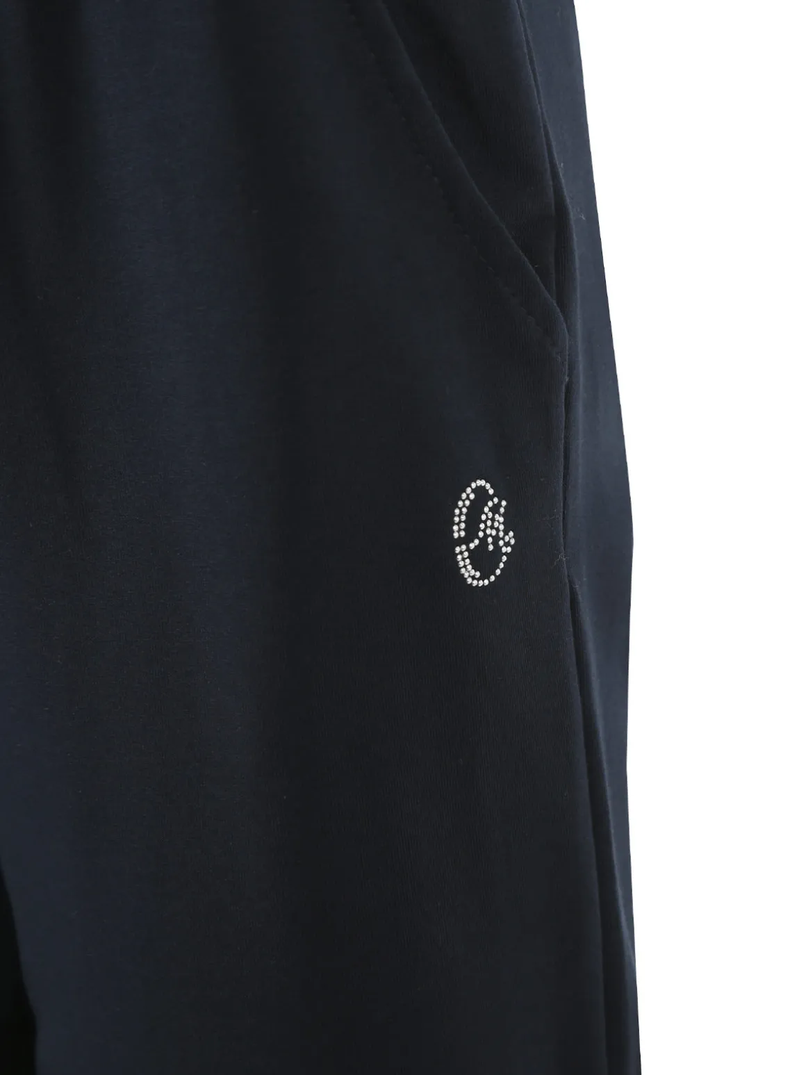 Coveri Moving Pantaloni donna in felpa di cotone - nero