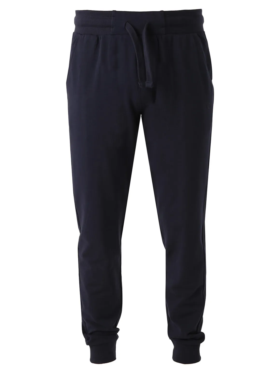Coveri Moving Pantaloni tuta da uomo in cotone con coulisse e polsini - blu scuro