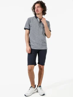 Coveri Moving Polo da uomo a maniche corte in cotone - blu scuro