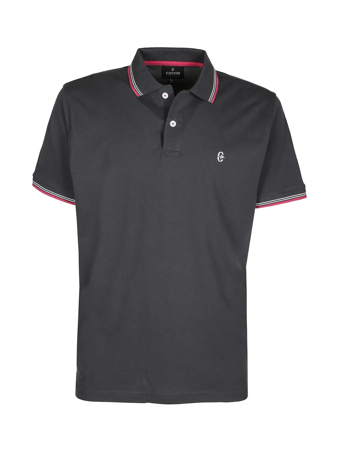 Coveri Moving Polo da uomo in cotone piquet a maniche corte