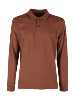 Coveri Moving Polo da uomo in cotone a maniche lunghe