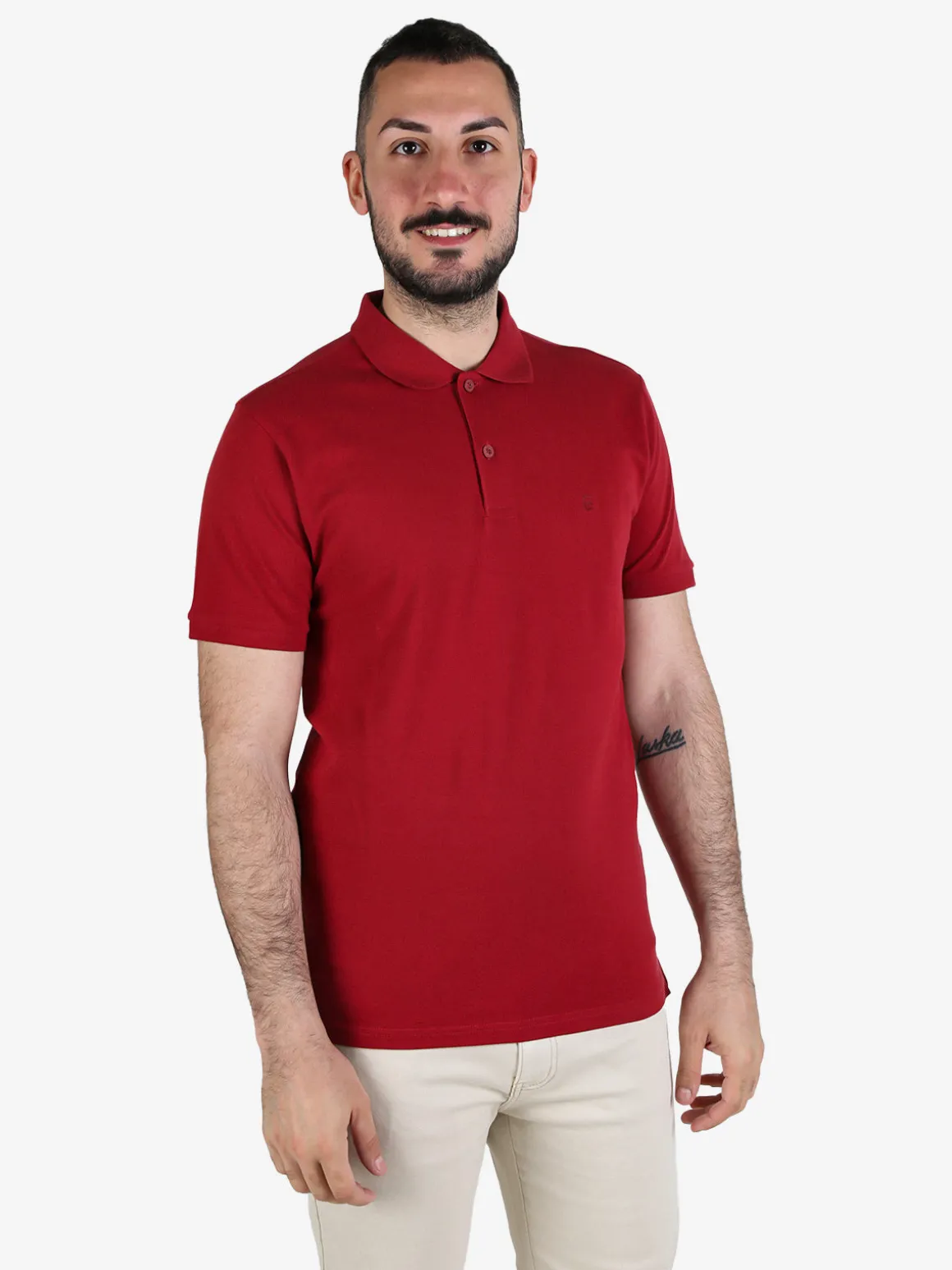 Coveri Moving Polo da uomo in cotone a maniche corte