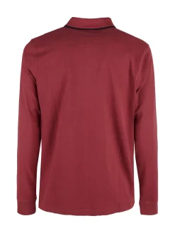 Coveri Moving Polo da uomo in cotone a maniche lunghe