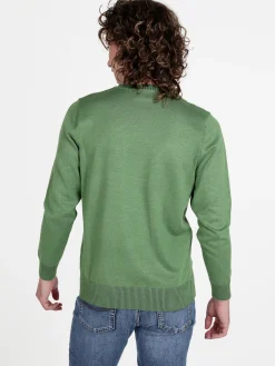 Coveri Moving Pullover da uomo in maglia con taschino