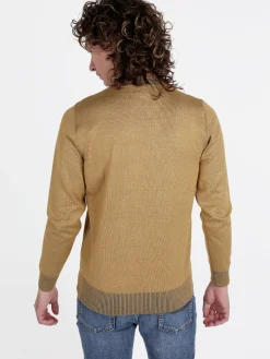 Coveri Moving Pullover da uomo in maglia con taschino