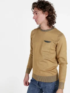 Coveri Moving Pullover da uomo in maglia con taschino