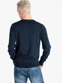 Coveri Moving Pullover da uomo in cotone scollo V