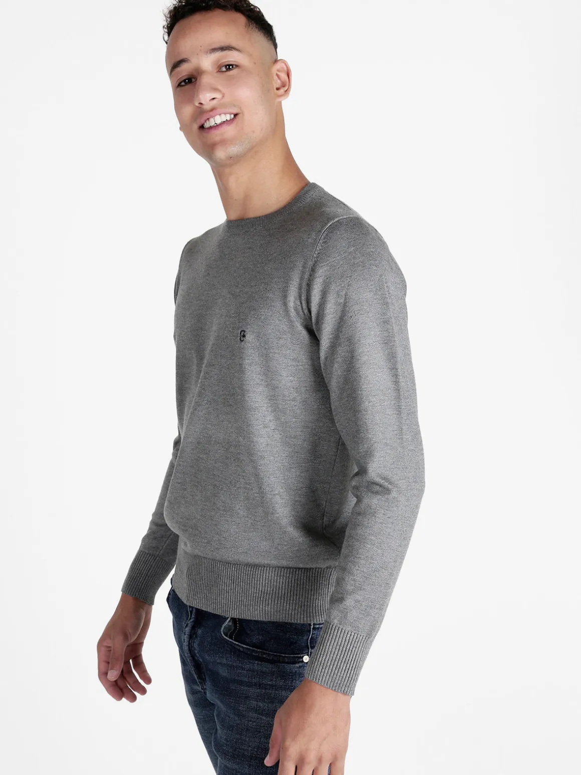 Coveri Moving Pullover girocollo da uomo tinta unita