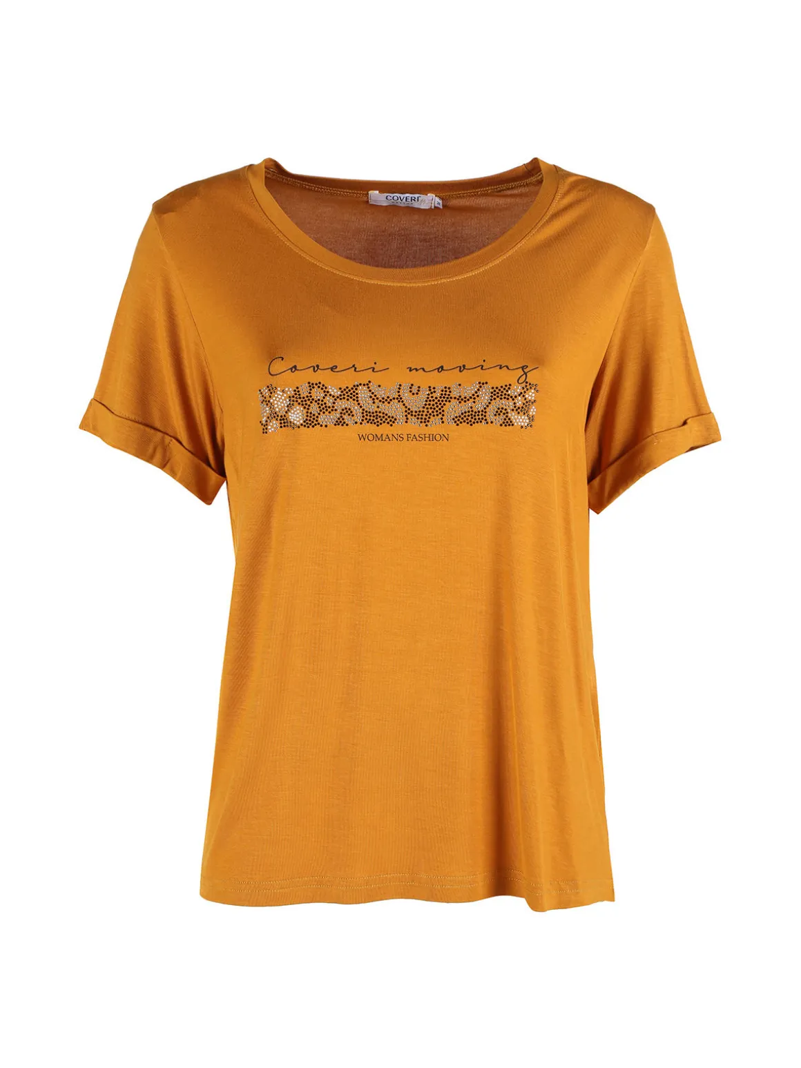 Coveri Moving T-shirt da donna con strass