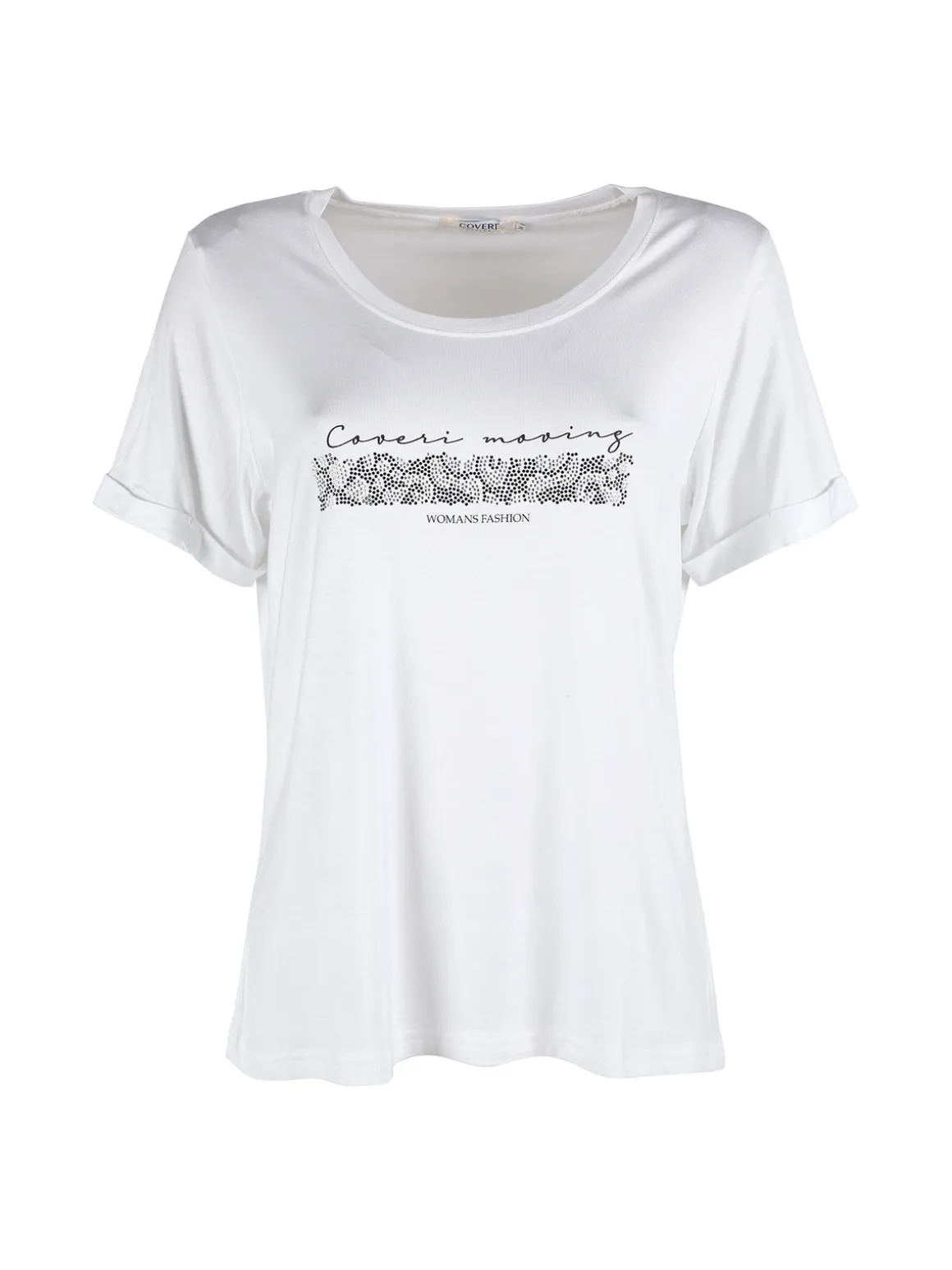 Coveri Moving T-shirt da donna con strass