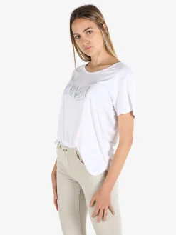Coveri Moving T-shirt da donna con strass