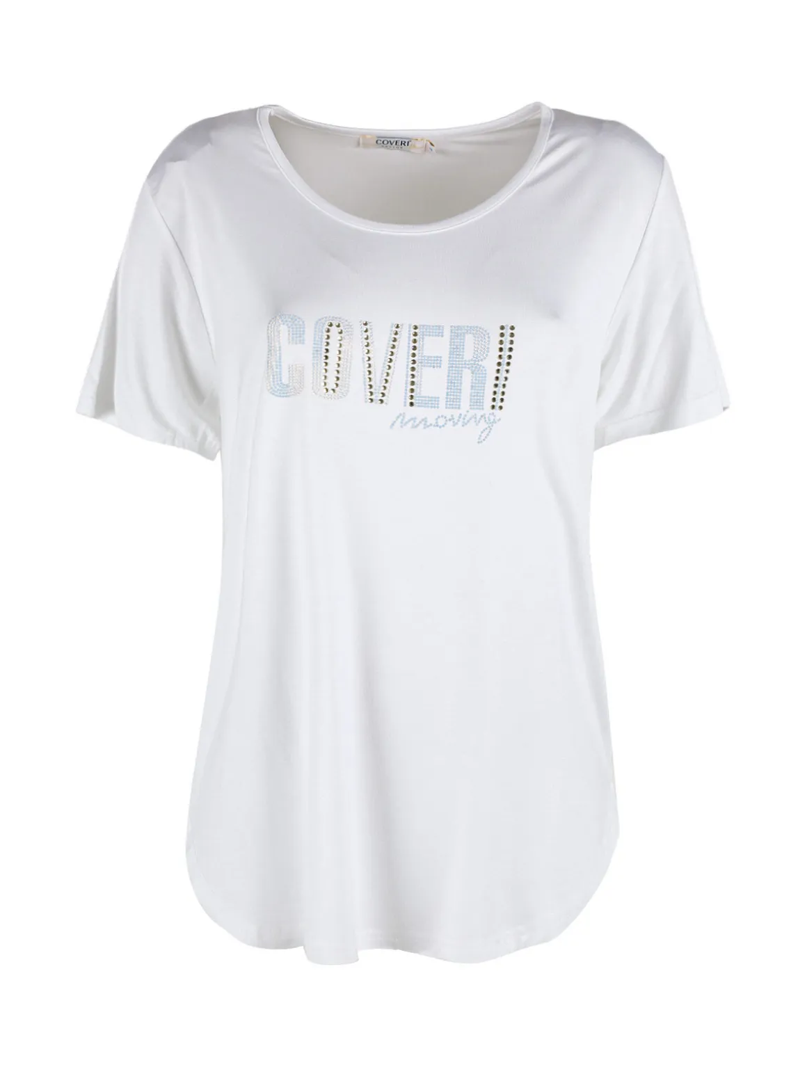 Coveri Moving T-shirt da donna con strass