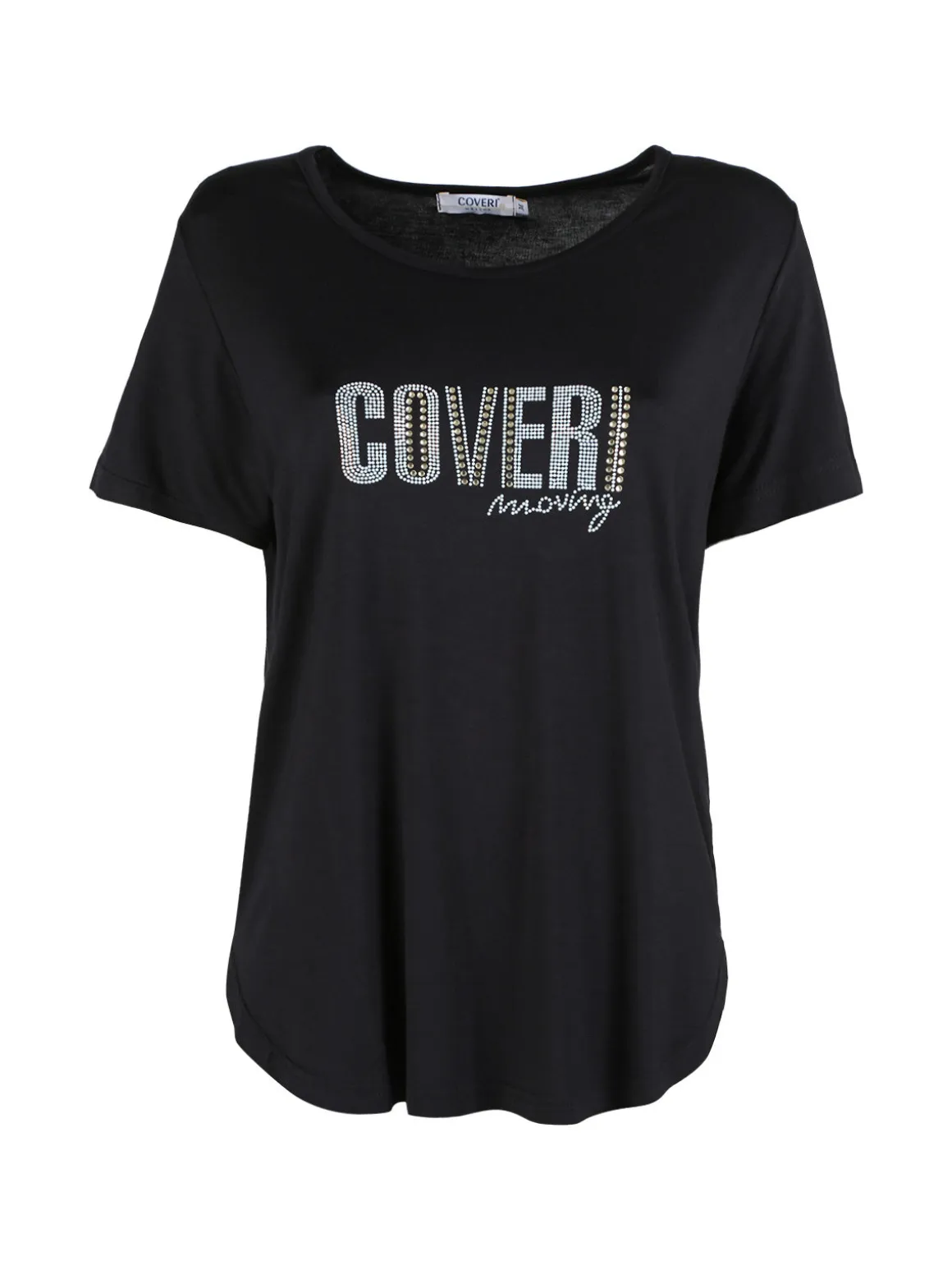 Coveri Moving T-shirt da donna con strass