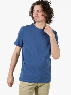 Coveri Moving T-shirt da uomo girocollo in cotone - blu