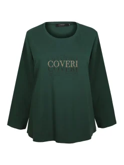 Coveri Moving T-shirt donna maniche lunghe taglie forti