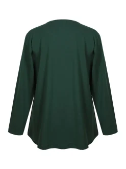 Coveri Moving T-shirt donna maniche lunghe taglie forti