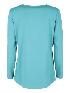 Coveri Moving T-shirt girocollo da donna a maniche lunghe