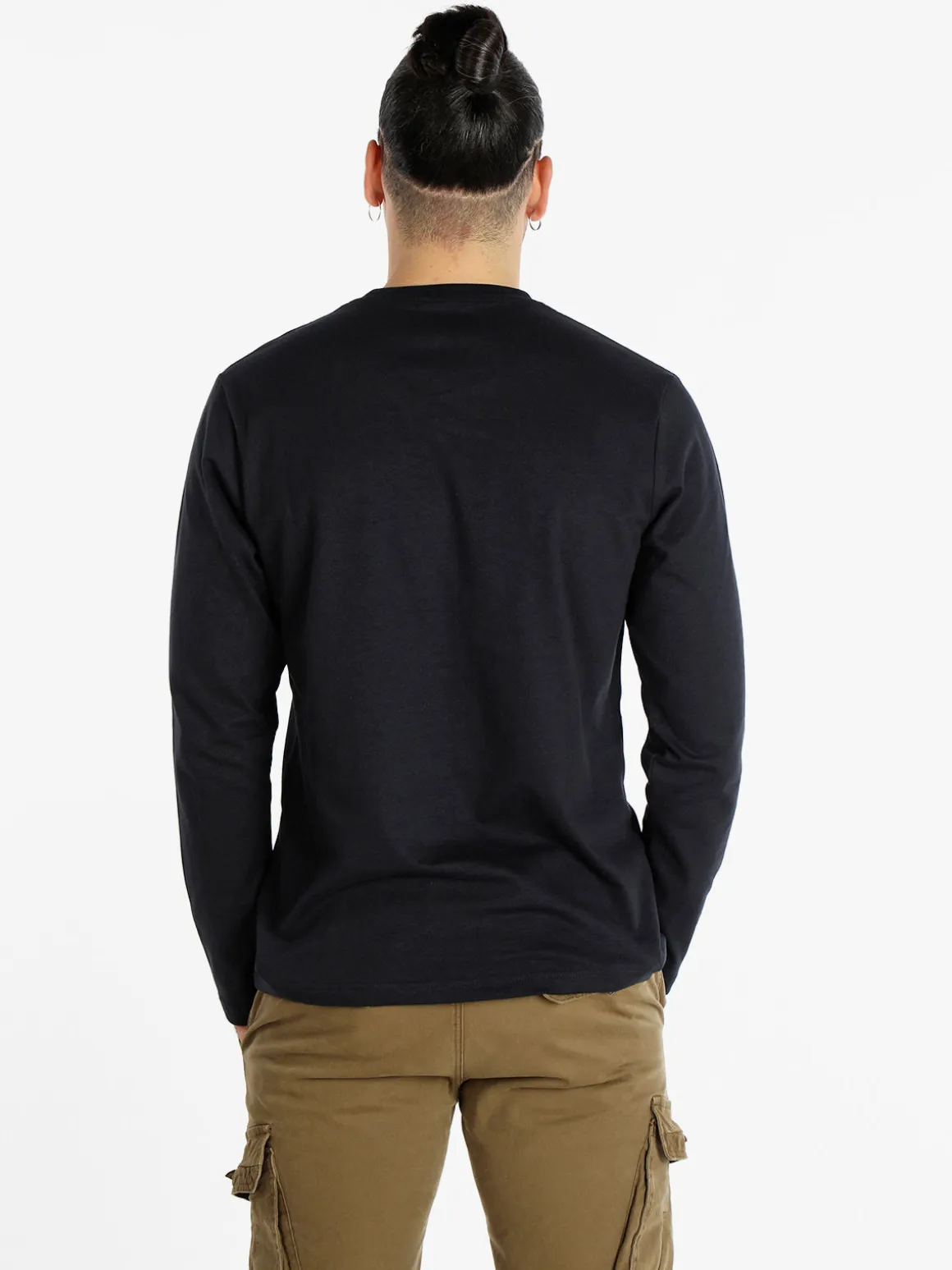 Coveri Moving T-shirt girocollo da uomo maniche lunghe