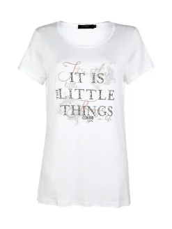 Coveri Moving T-shirt manica corta donna con scritta