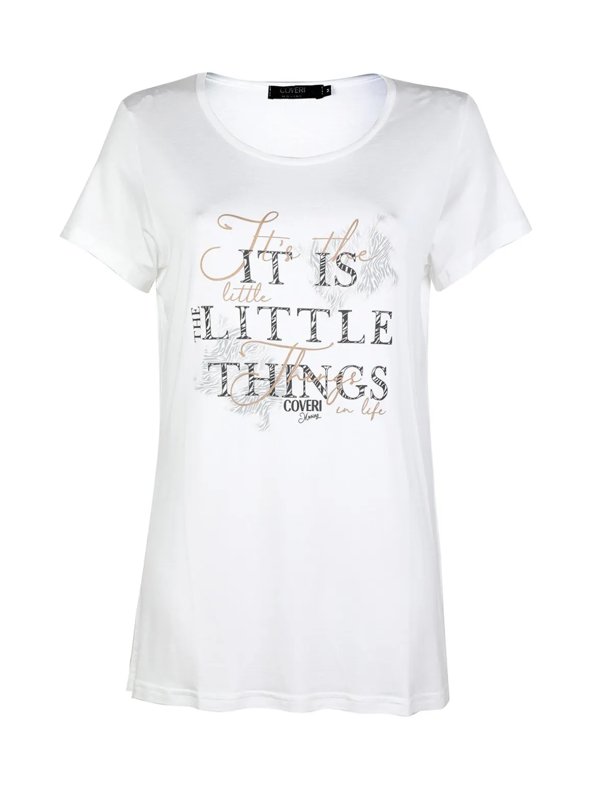 Coveri Moving T-shirt manica corta donna con scritta