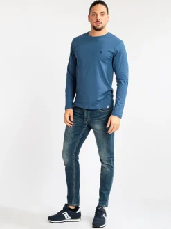 Coveri Moving T-shirt uomo a manica lunga in cotone