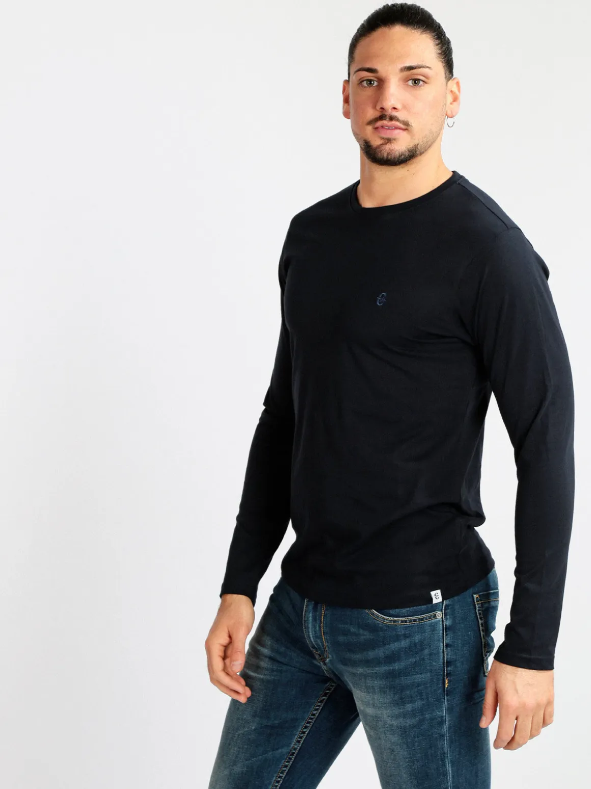 Coveri Moving T-shirt uomo a manica lunga taglie forti