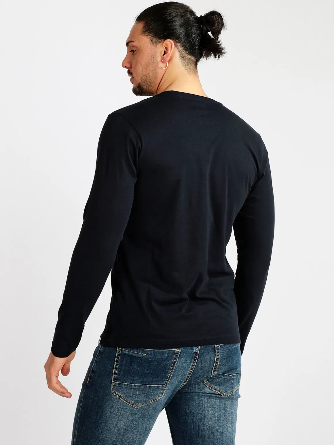 Coveri Moving T-shirt uomo a manica lunga taglie forti