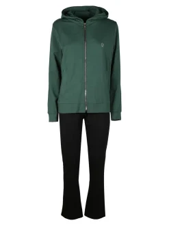Coveri Moving Tuta donna 2 pezzi felpata con cappuccio e chiusura zip