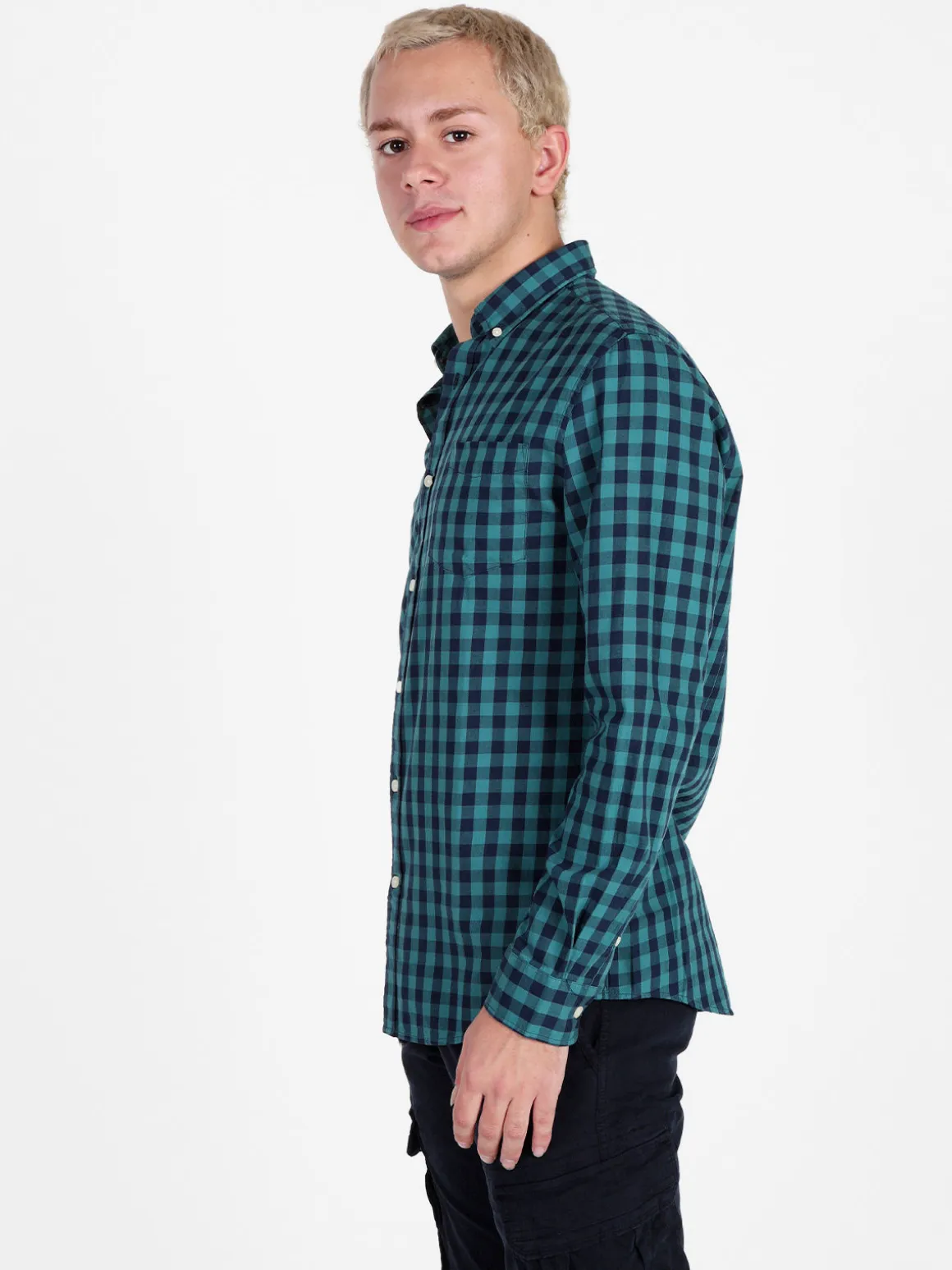 Coveri Viale Morin Camicia uomo a quadri in cotone a maniche lunghe
