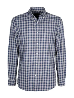 Coveri Viale Morin Camicia uomo a quadri in cotone a maniche lunghe