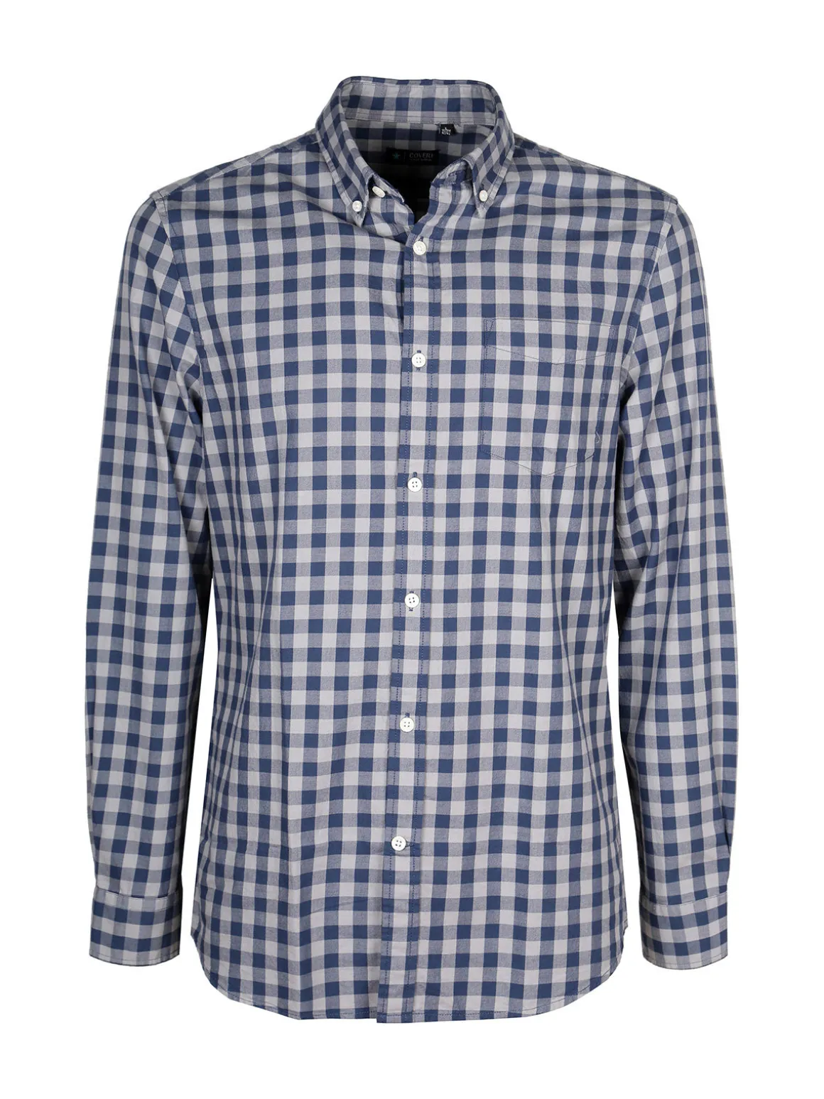 Coveri Viale Morin Camicia uomo a quadri in cotone a maniche lunghe