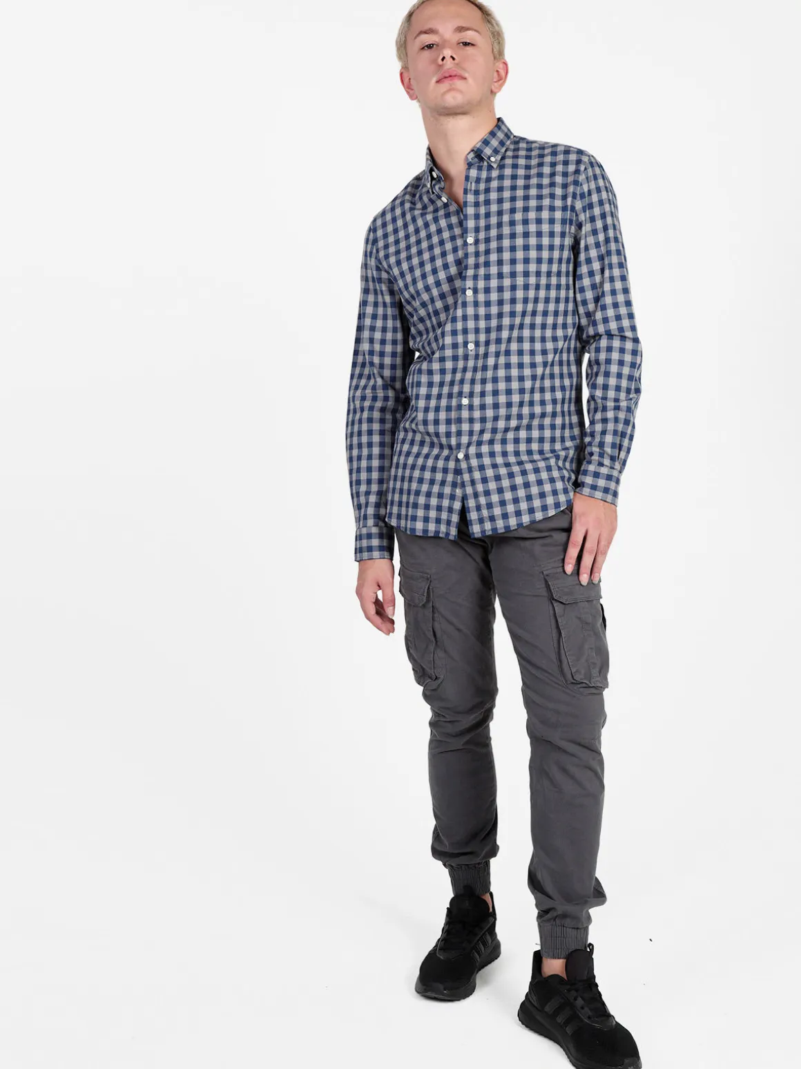 Coveri Viale Morin Camicia uomo a quadri in cotone a maniche lunghe