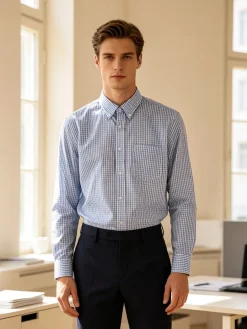 Coveri Viale Morin Camicia uomo a quadri manica lunga