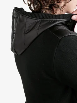 Coveri Viale Morin Giubbino da uomo con cappuccio e zip e dettagli in maglia
