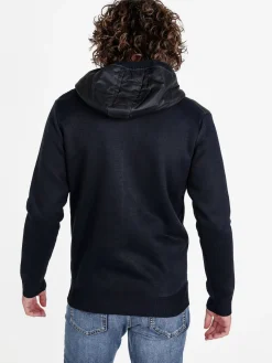 Coveri Viale Morin Giubbino da uomo con cappuccio e zip e dettagli in maglia