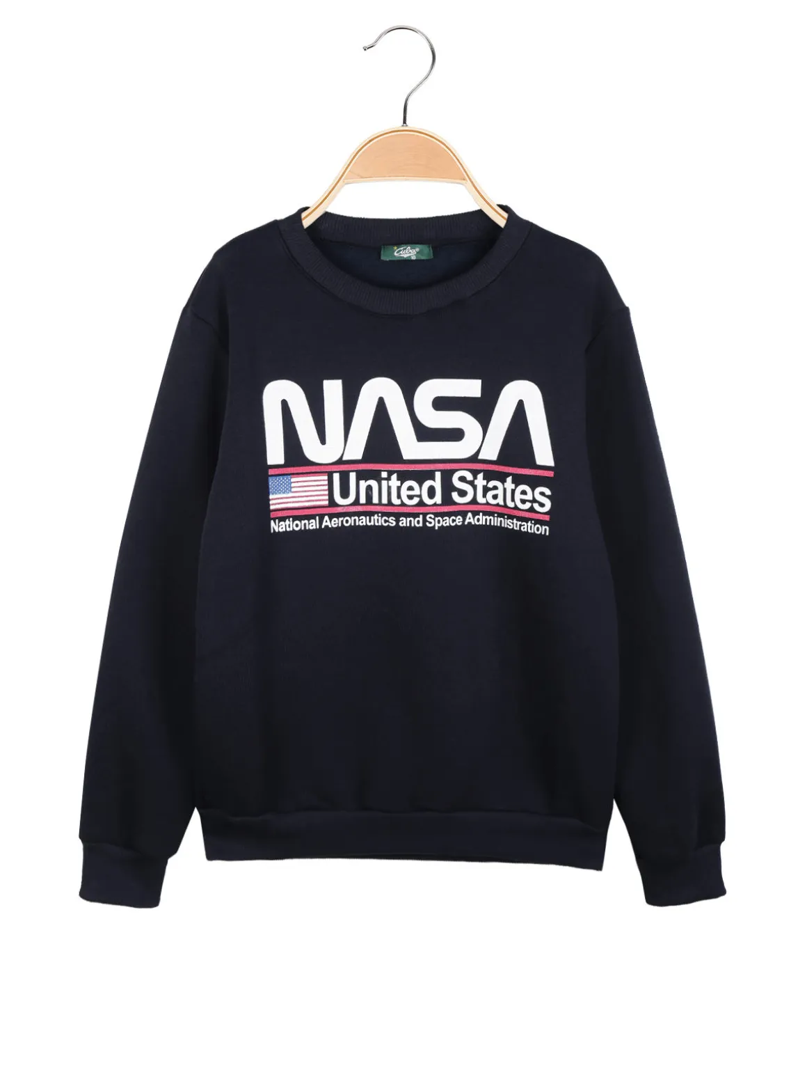 Cuba10 Felpa girocollo da ragazzo con scritta