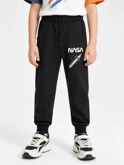 Cuba10 Pantaloni da ragazzo in felpa con coulisse e polsini