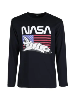 Cuba10 T-shirt uomo a maniche lunghe con stampa