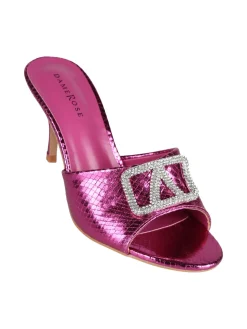 Dame Rose Ciabatte donna con tacco e strass